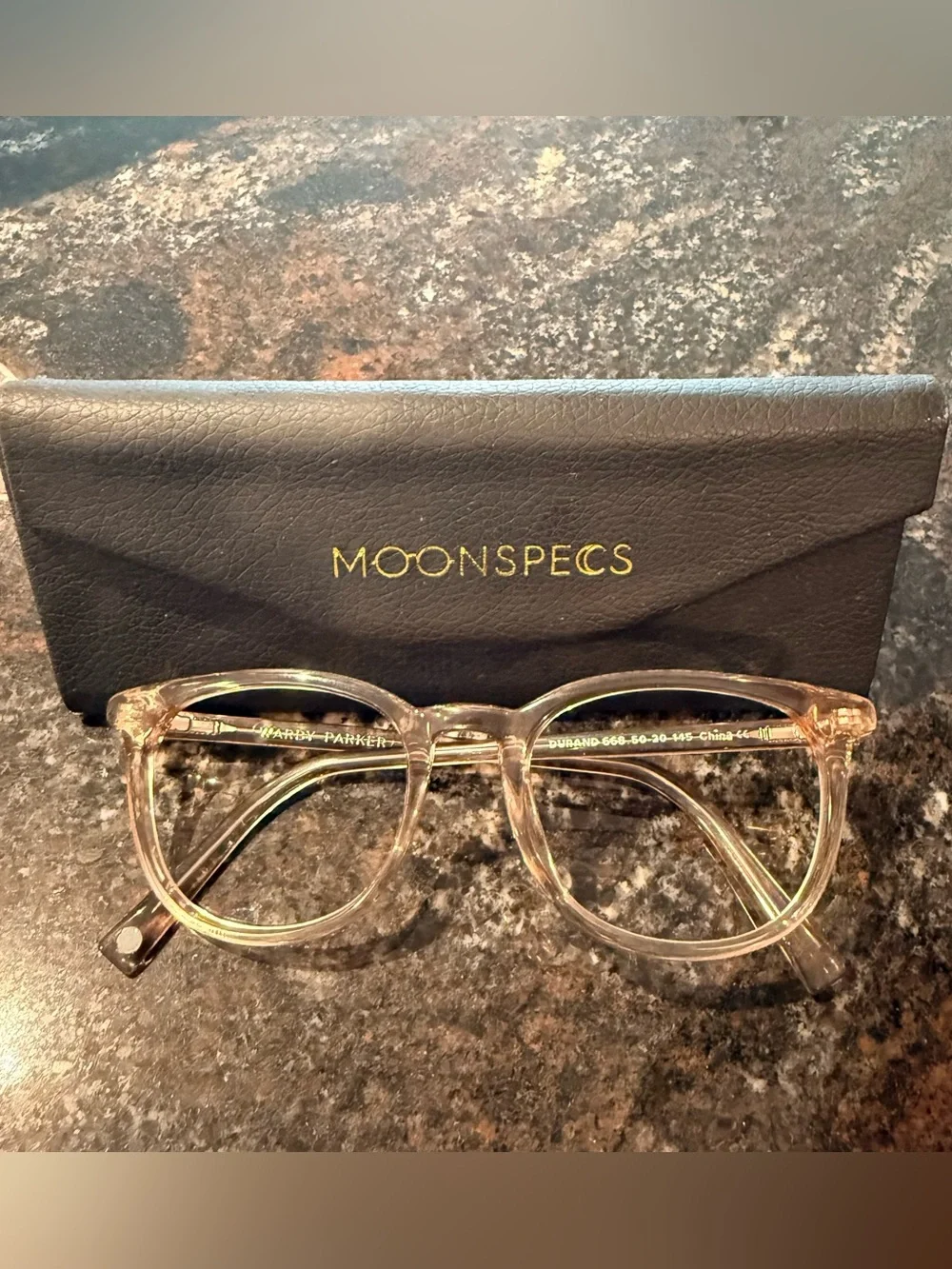 Warby Parker Durand Eyeglasses in Rose Water Lens